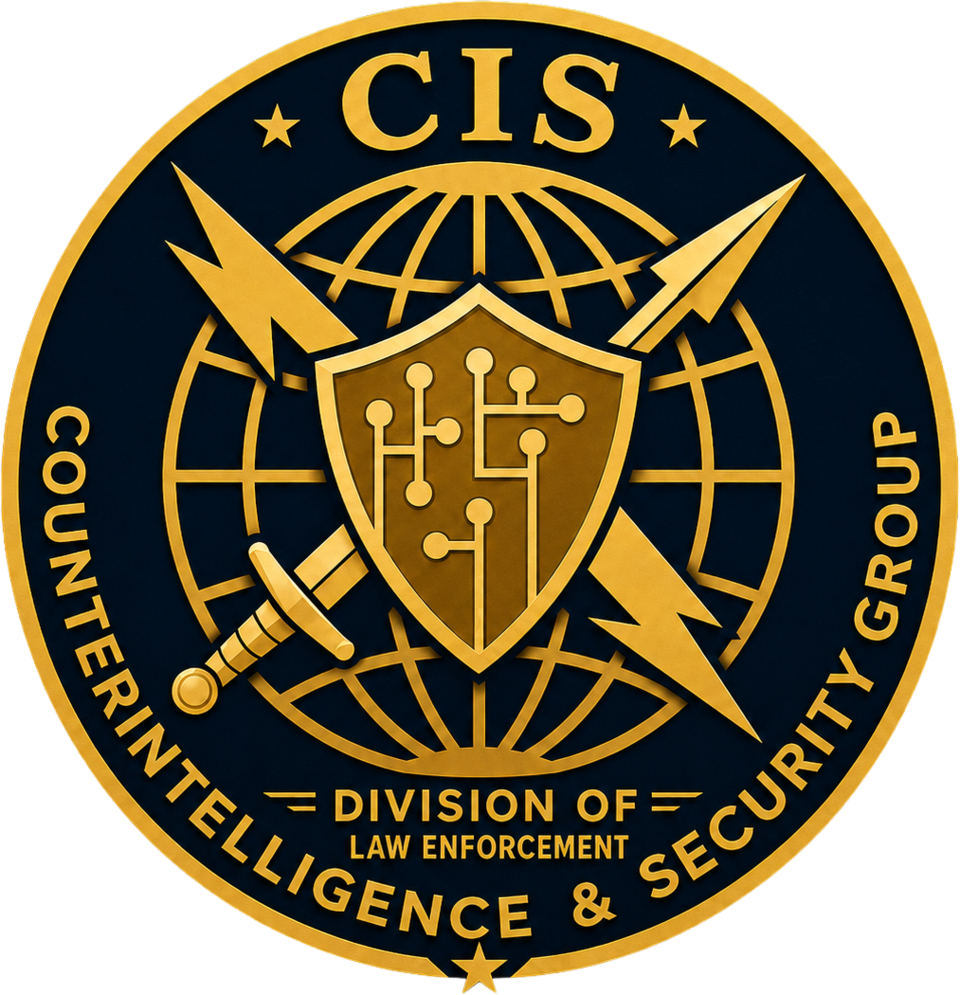Seal of the CIS Division of Law Enforcement.
